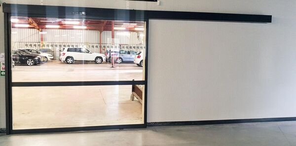 porte automatique coulissante