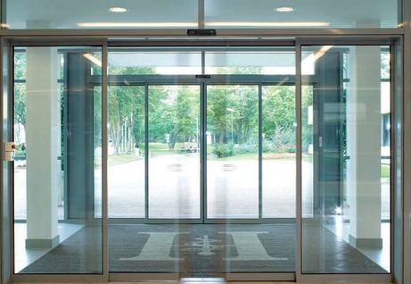 porte automatique coulissante