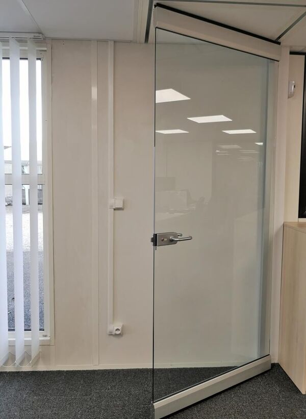 cloison mobile vitrée