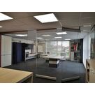 cloison mobile vitrée