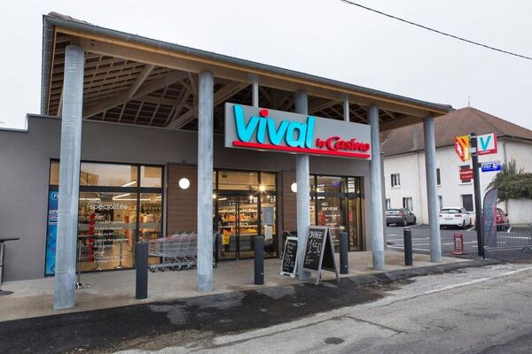 porte automatique coulissante- Superette - Châbons 38