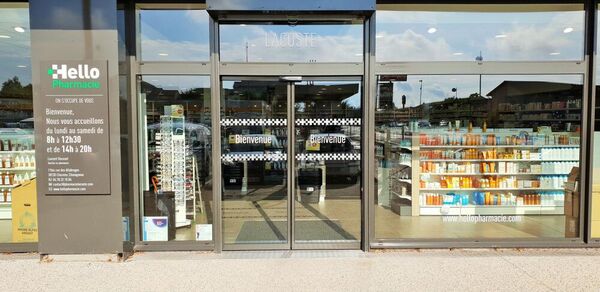 porte automatique coulissante - Pharmacie - Bourgoin Jallieu 38