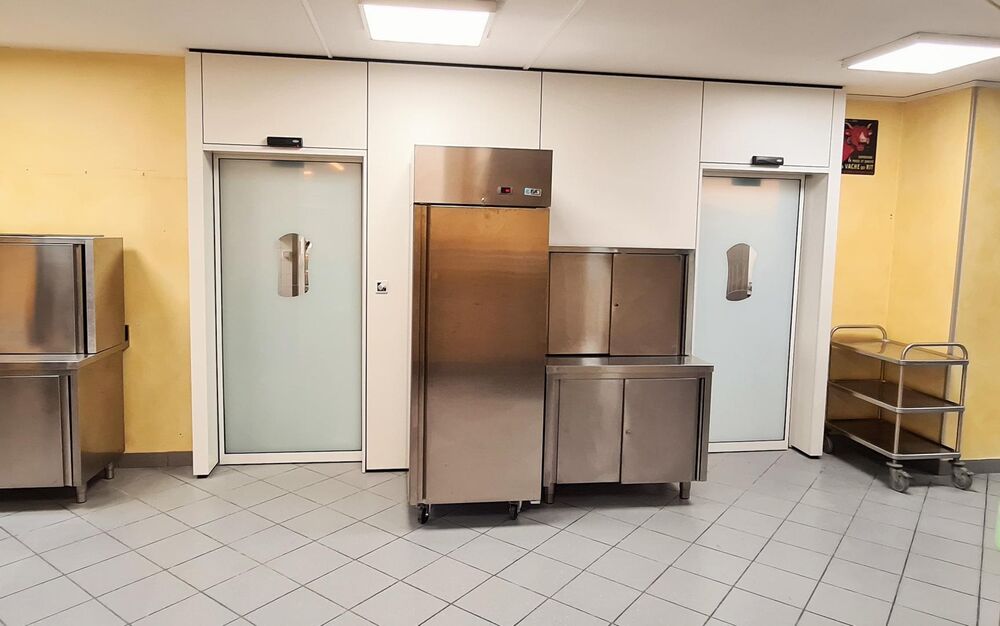 porte automatique coulissante - Ehpad - L'isle d'Abeau 38