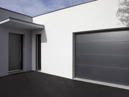 Porte sectionnelle sans rainure - Rhône et Isère