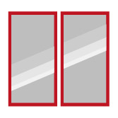 Cloisons mobiles vitrées