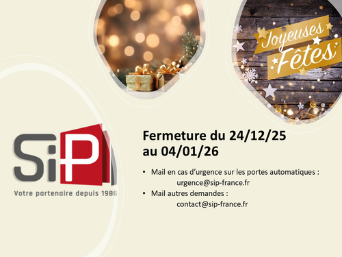 Fermeture fin d'ann&eacute;e