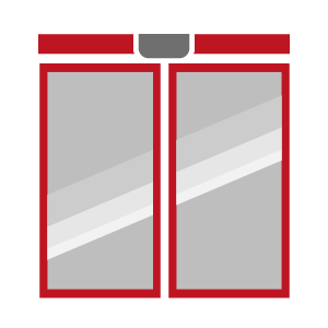 Portes automatiques coulissantes